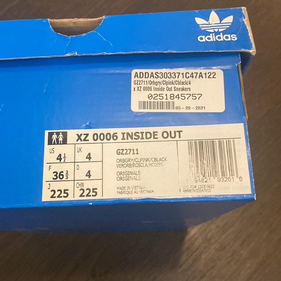 Adidas XZ 0006 inside out size 4.5 mens or 6 womens - Picture 7 of 8